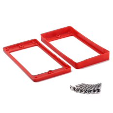 BolehDeals Merah Plastik Seadanya Pemasangan Cincin For LP GIBSON Guitar With Sekrup Set 2