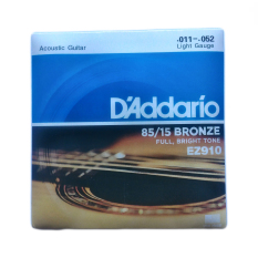 D'Addario Senar Gitar Akustik/Acoustic Ez910 Full, Bright Tone 011-052 New Cover