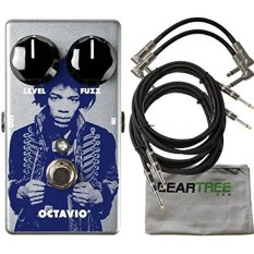 Dunlop JHM6 Jimi Hendrix Octavio Efek Pedal dengan Kain dan 4 Kabel-Intl