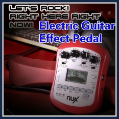 Electric Guitar Effect Pedal 24bit Genggam Multifungsi Portable 18 Jenis Mengatur Dua Mode Tuning Chromati/Gitar-Internasional