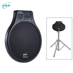 Eno DEM-40 Multifungsi 3 Dalam 1 Portabel Elektrik Digital Praktek Drum Alas dengan Metronom/Penghitungan/Kecepatan Mode Deteksi hitam-Internasional