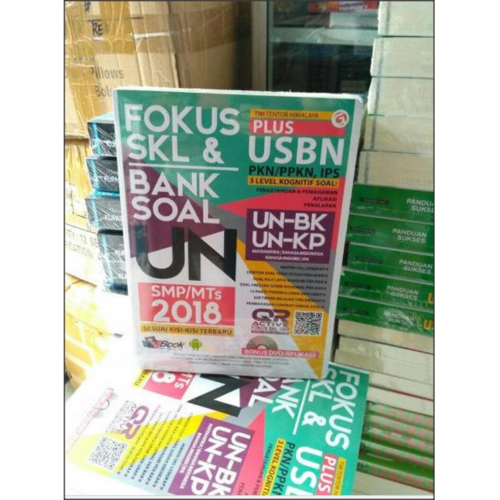 Harga preferensial Fokus SKL Dan Bank Soal UN SMP MTS 2018 Plus USBN beli sekarang