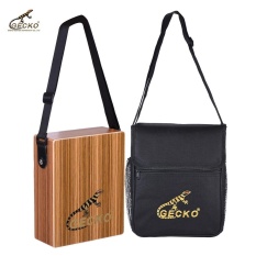GECKO C-68Z Portable Traveling Cajon Kotak Drum Hand Drum Kayu Perkusi dengan Strap