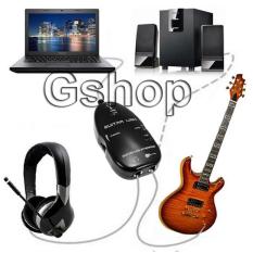 Gshop USB Guitar Link Cable AY07 Alat Penghubung Gitar dan PC Komputer Laptop Notebook Computer High Quality Kabel Aksesoris Gitar Listrik Perlengkapan Audio Alat Recording Merekam Plug and Play Multifungsi