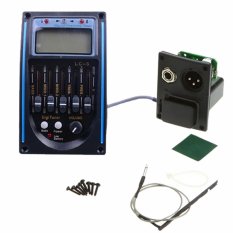 Guitar Pickup Tuner Acoustic Electric Guitar Bass Preamplifier EQ Equalizer - intl
