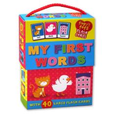 Hellopandabooks - My First Words Tiny Tots Flash Cards (40 Large Flash Cards)