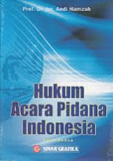 HUKUM ACARA PIDANA INDONESIA ANDI HAMZAH - BUKU HUKUM B65