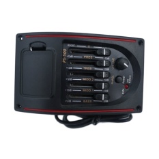 Leadingtrust Generik 5 Band Preamp Kontrol Volume EQ Equalizer Piezo Pickup Tuner untuk Gitar Akustik-Internasional