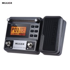 MOOER GE100 Gitar Prosesor Multi Efek Efek Pedal With Loop Rekaman (180 Detik) Tuning Ketuk Tempo Irama Pengaturan Skala & Chord Pelajaran Fungsi