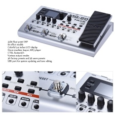 NUX MG-20 Multi-functional Modeling Guitar Processor Electric Guitar Effects with 60 Effect Models 72 Preset Drum Machine Looper Function EXP/VOL Pedal - intl