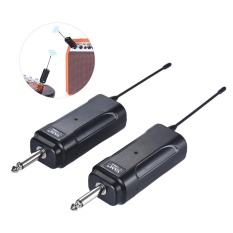 Portable Pemancar Suara Tanpa Kabel Receiver Sistem untuk Gitar Bass Elektrik Electric Biola Musikal Instrumen-Intl