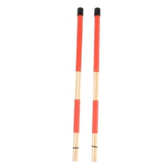 Profesional Bamboo Drum Brush Bundle Stick Bamboo Drum Stick-Intl