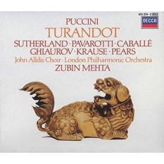 Puccini-Turandot/Sutherland · Pavarotti · Caballé · Ghiaurov · Krause · Pir · Lpo · Mehta- internasional