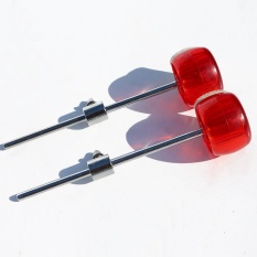 Warna Merah Bass Drum Beater Kick Pedal Counter Berat Jazz Drum Perkusi Aksesoris-Intl