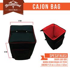Super Best Cajon Bag / Tas Softcase Cajon Busa Tebal -Hitam