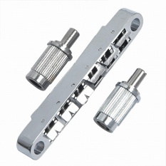 Tune-o-matic Bridge ABR-1 Gaya Chrome untuk Gibson Gaya Perak Kualitas Tinggi-Intl
