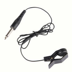 Universal Clip-on Pengangkatan Umum Gitar Akustik Mandolin Mengambil Kabel Hitam