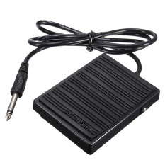 Universal non-slip viskos mempertahankan pedal kaki dengan kabel untuk saklar Yamaha Casio papan Tuts Piano elektronik