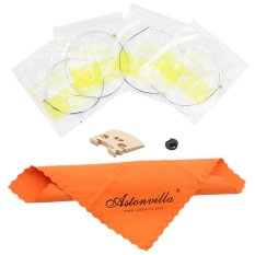 Biola 4-In-1 Set Tali-Karet Bisu/Maple 4/4 Jembatan/kain Pembersih Mengganti Aksesoris Suku Cadang Alat