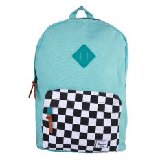 Herschel Heritage Canvas Backpack - Washed Teal-Checkerboard