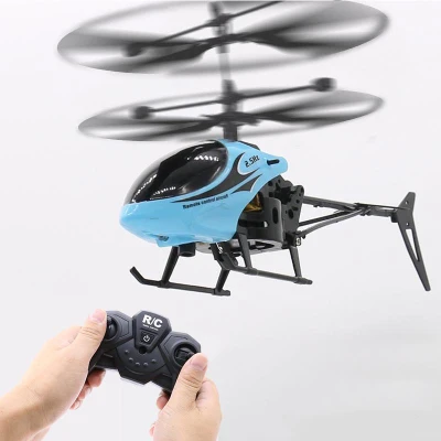 Babyucarea [Gift] QF810 2CH Two-way RC Remote Controlled Helicopter USB Charging Suspension Toy Gift For Children With LED Light For Birthday Gift Toys for kids