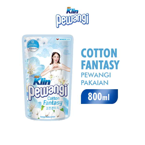 SOKLIN Pewangi Pakaian Cotton Fantasy 800 ml | Lazada Indonesia