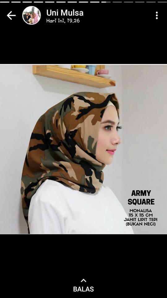 JILBAB SEGI EMPAT ARMY WOLVIS MONALISA MODEL TERBARU (;'IZDIHAR SHOP;')