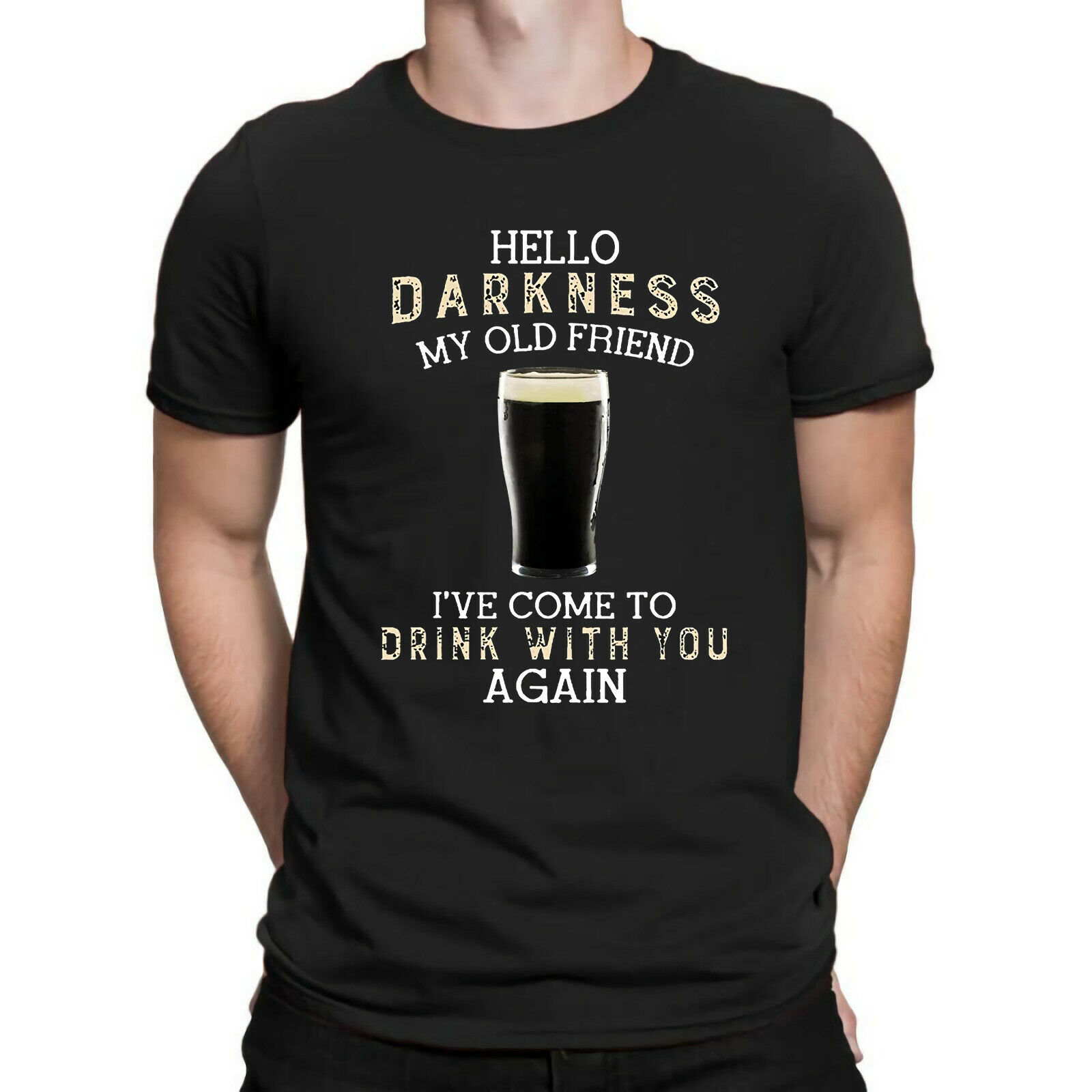 Funny Men Black T Shirt 