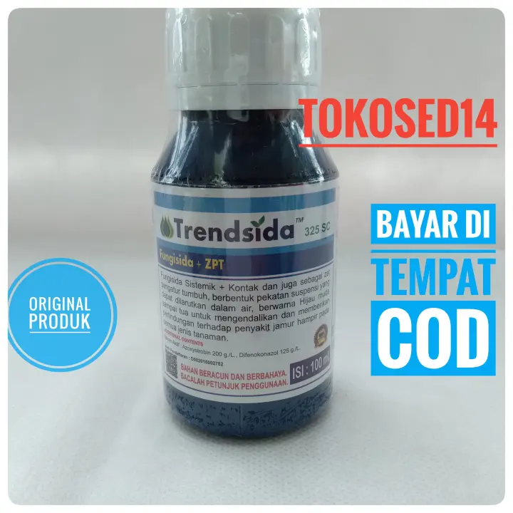 Trendsida 325 Sc 100 Ml Trensida Fungisida Trendsida Fungisida Zpt Azoksistrobin Difenokonazol Lazada Indonesia