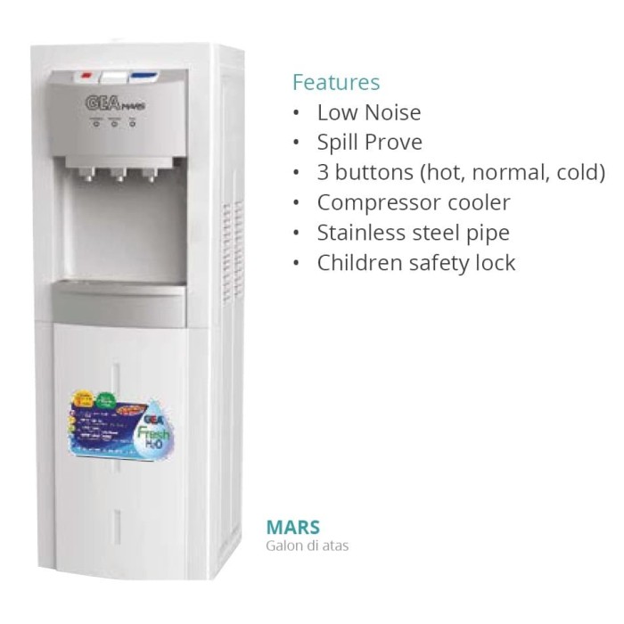 GEA Mars Water Dispenser Lazada Indonesia