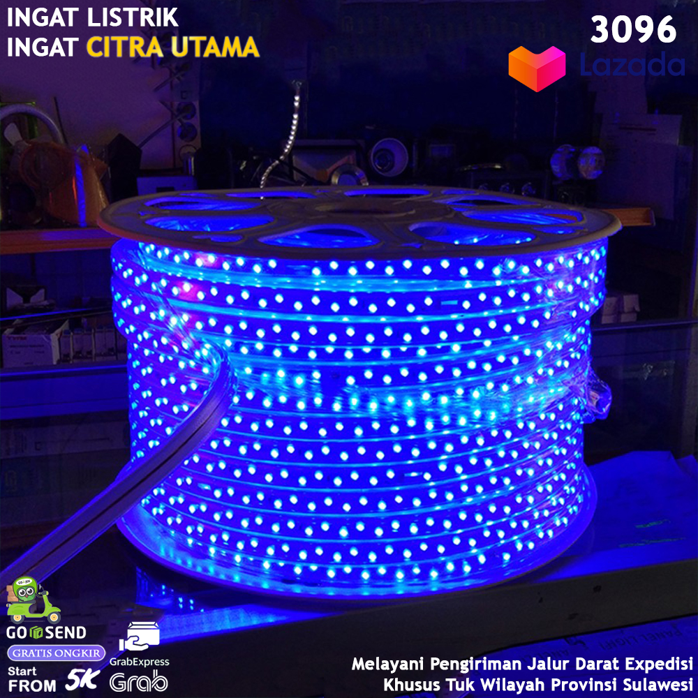 Selang Led Kotak Blue Bossecom K Lazada Indonesia