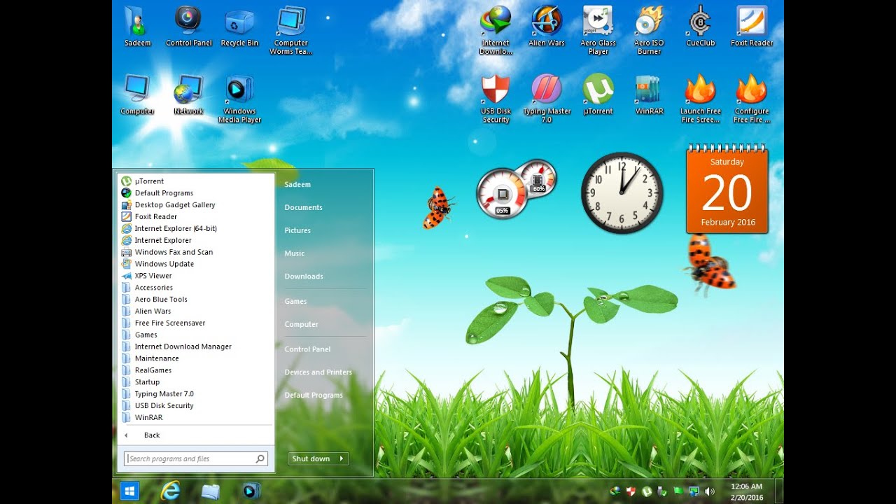 Windows 7 programs
