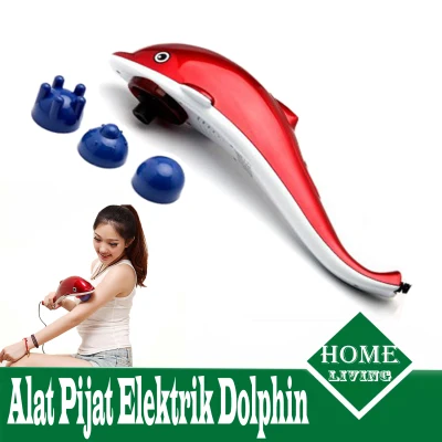 HOKO Alat Pijat Elektrik Dolphin / Alat Pijat Infrared Dolphin Massager
