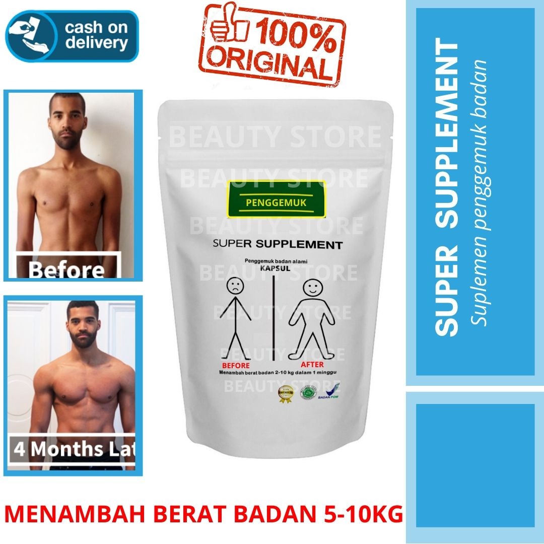 Pengemuk Badan Penambah Nafsu Makan Obat Gemuk Sehat Suplemen Penggemuk Badan Vitamin Penggemuk Badan Terbukti Ampuh Lebih Ampuh Dari Sam Yu Wan By Sport Herbal 15 Kapsul Lazada Indonesia