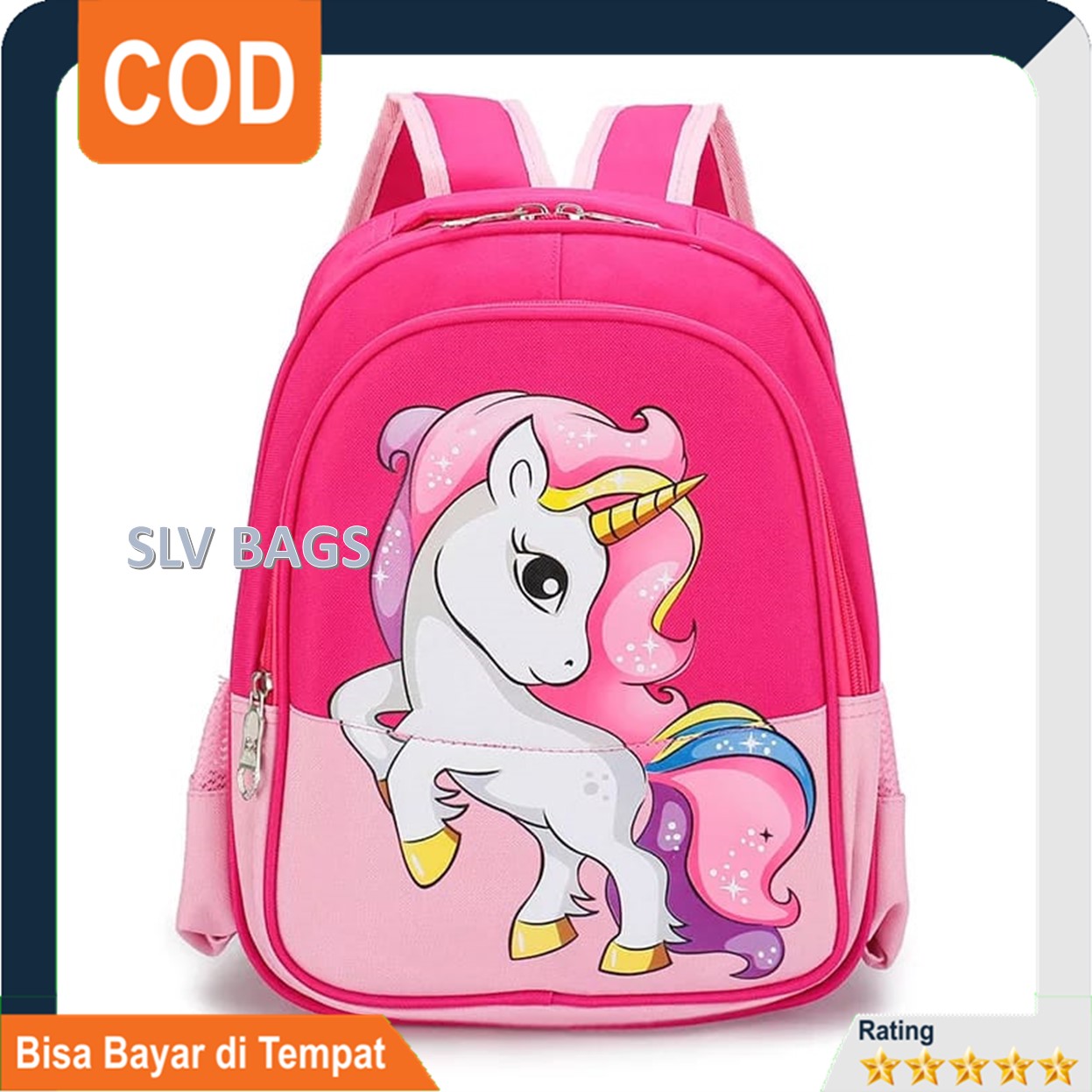 SLV - Tas Anak TK Perempuan Ransel 2021 Sekolah SD PAUD Ransel Kecil