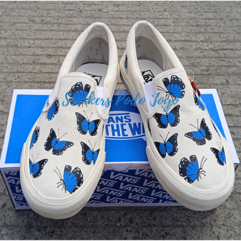 Promo Sepatu Sneakers Vans Slip on OG Premium Unisex Motive