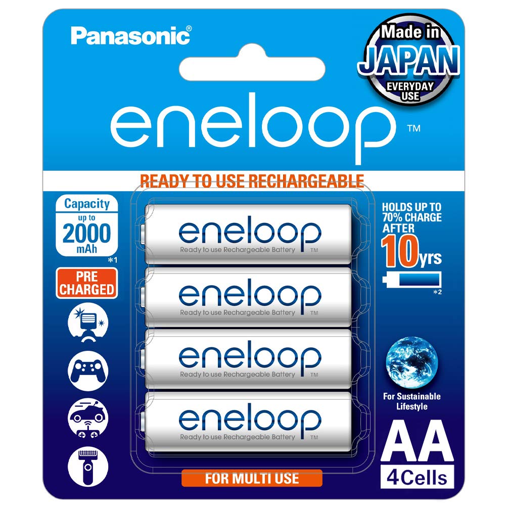 BATERAI CAS ISI ULANG PANASONIC ENELOOP AA /A2 1900MAH 4 PC Lazada