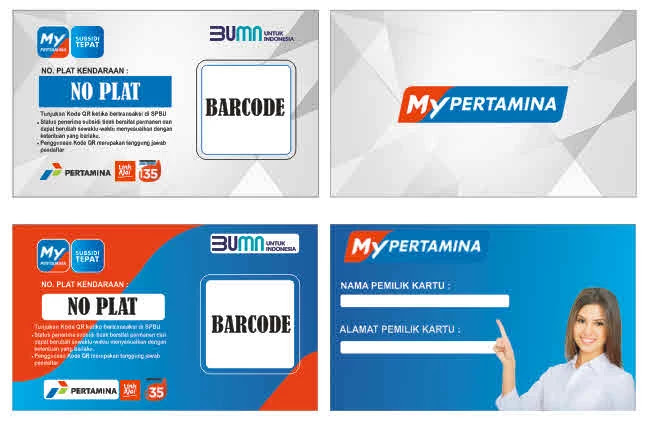 Cetak Id Card Solar,bensin ,pertralite,pertamina + Panduan Daftar ...