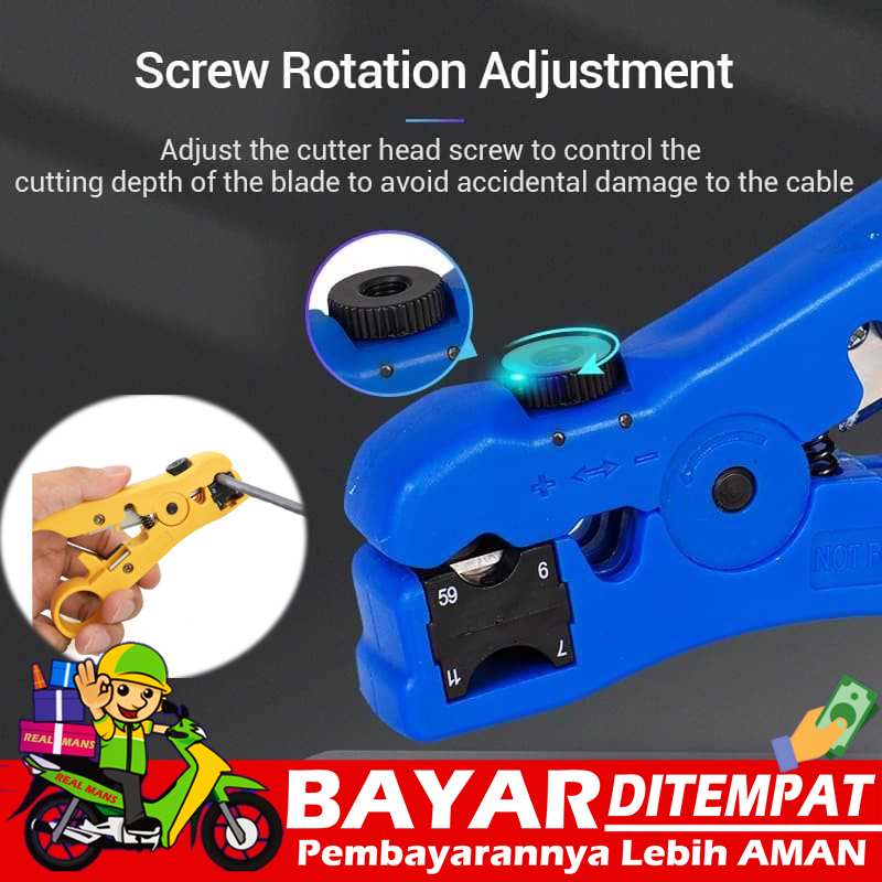 EELIC HT352 TANG CRIMPING TOOL CRIMPING TOOL CUTTER TANG PEMANGKAS DAN