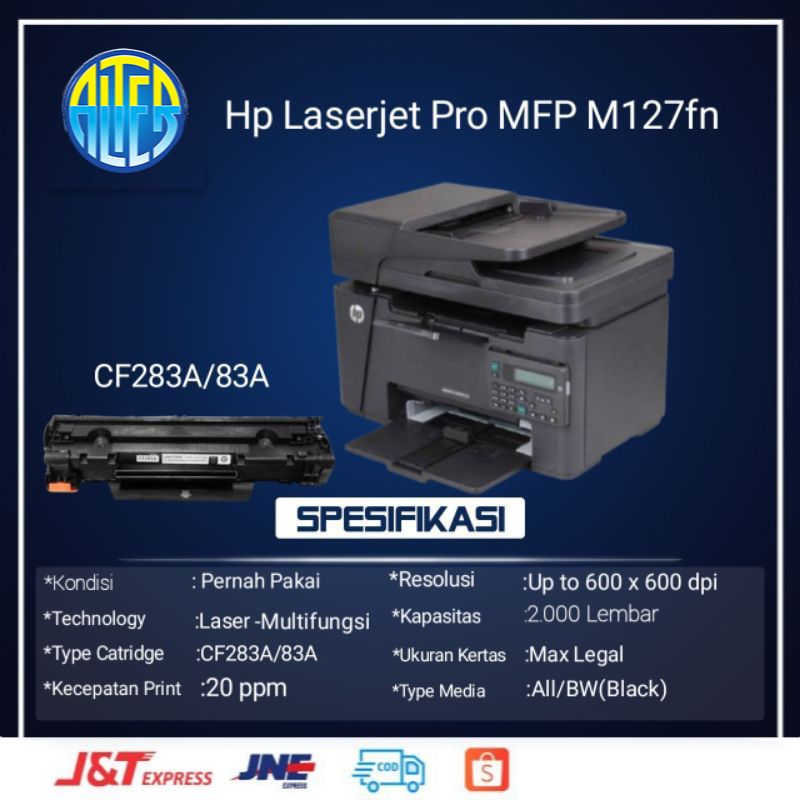 Printer Hp LaserJet MFP M127fn | Lazada 