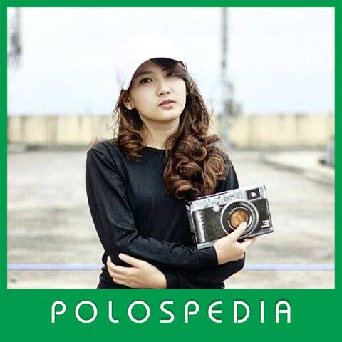 POLOSPEDIA - Kaos Polos Cotton Combed 30s LS BLACK SOLID / Kaos Polos Lengan Panjang Hitam / Baju Oblong Polos Pria Wanita