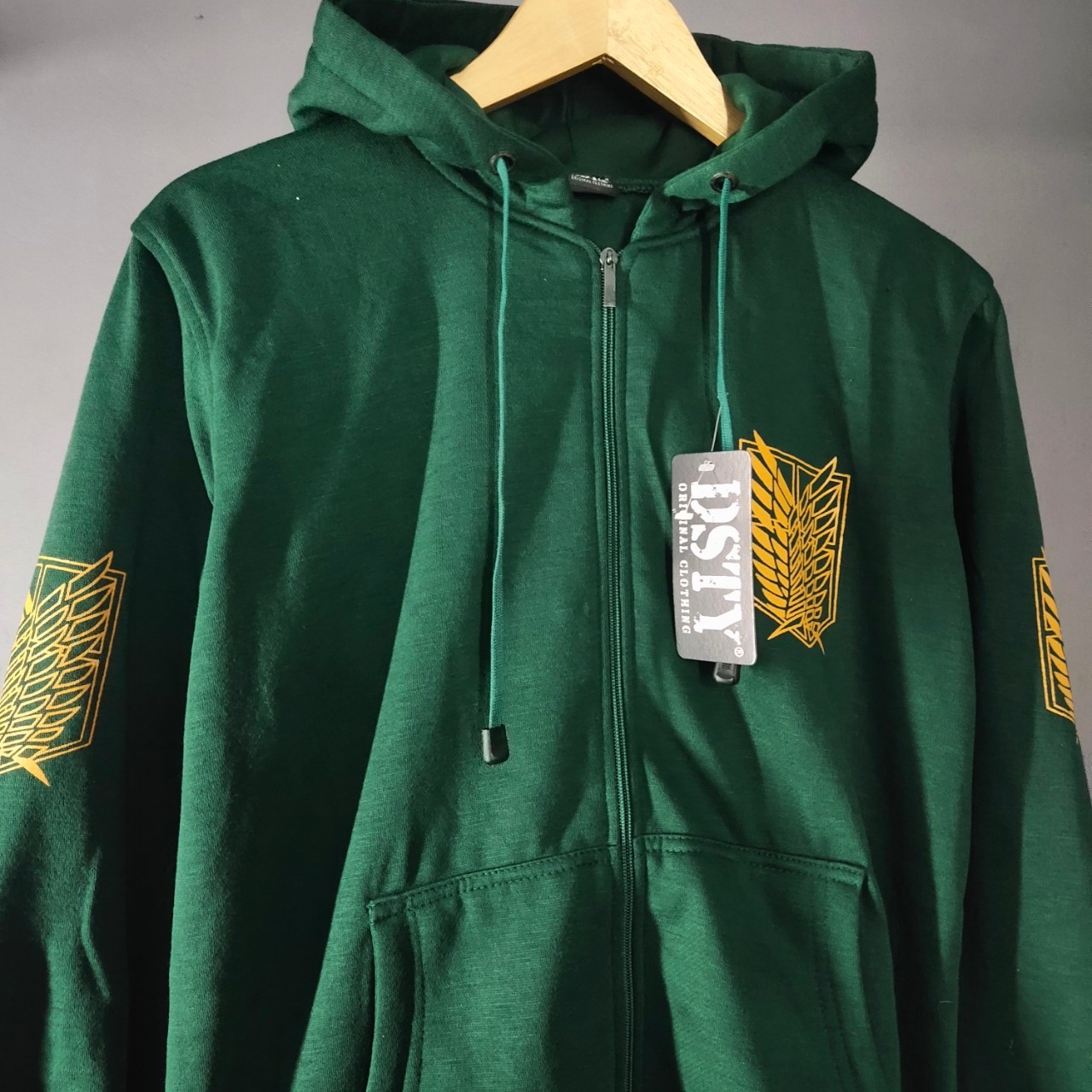 Clothing Aot Hoodie Green Jaket Hoodie Sweater Anime Attack On
