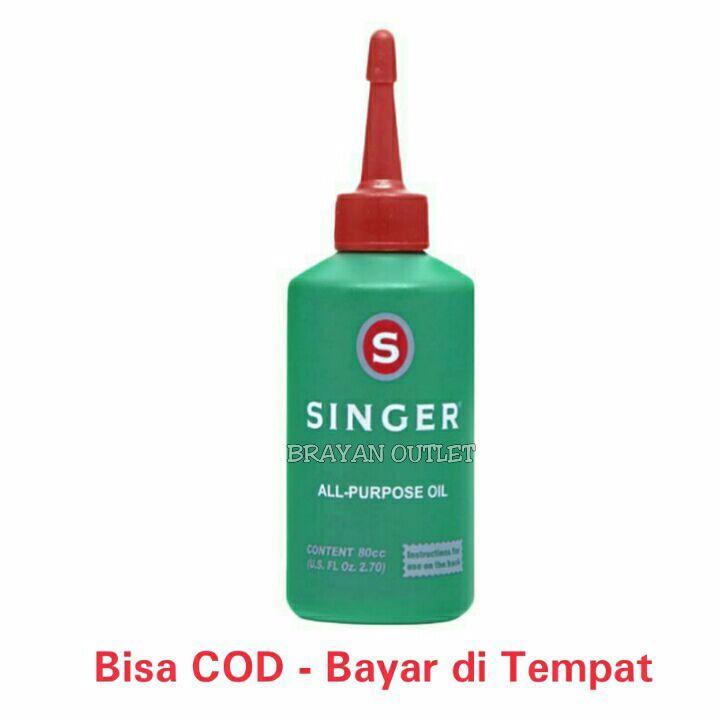 BRAYAN OUTLET Minyak Pelumas Mesin Jahit merk Singer All Purpose Oil 80cc BrayanOutlet