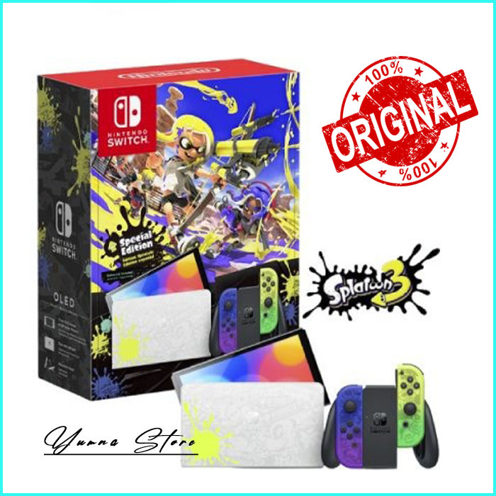 Nintendo Switch OLED Console Splatoon 3 Special Edition Lazada Indonesia