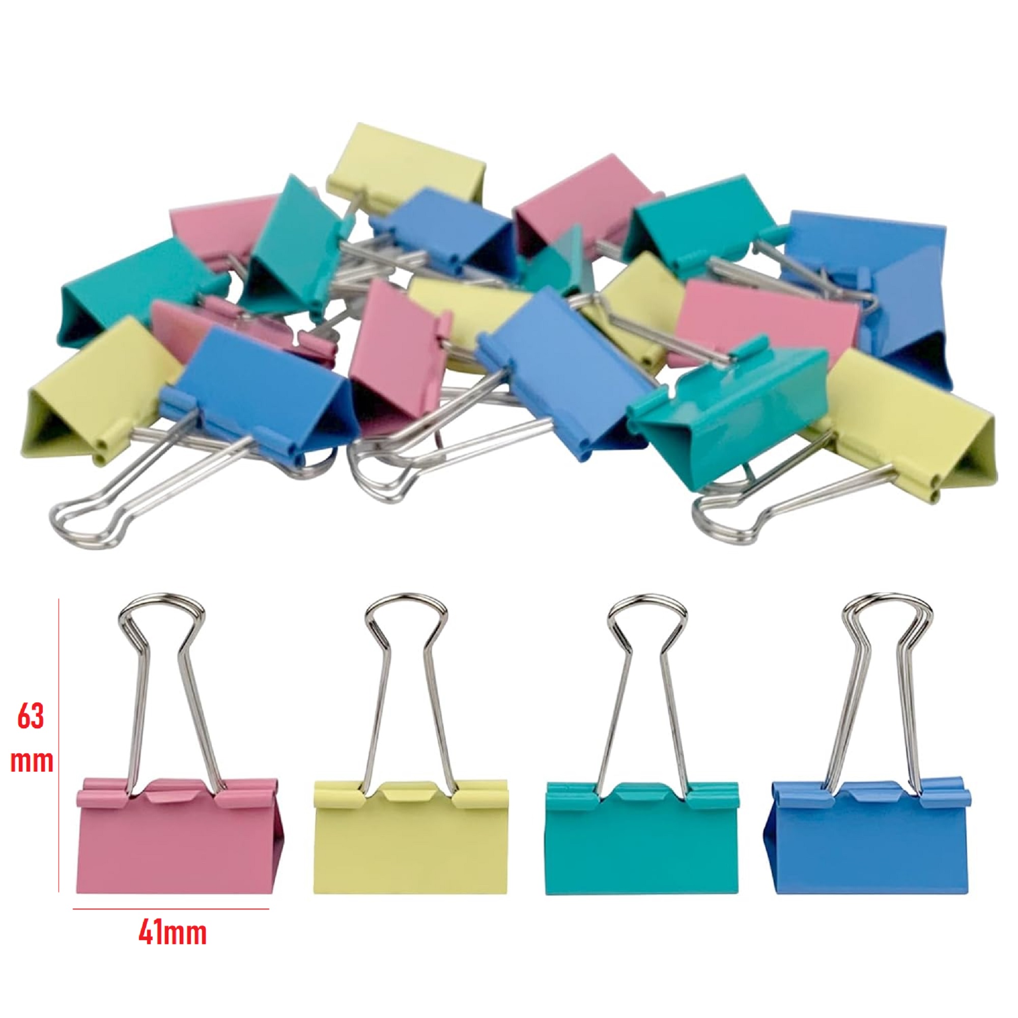 Binder Clip Warna Warni Klip Kertas Penjepit Kertas Binder