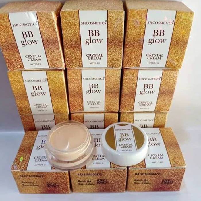 BB Glow Crystal Cream Original BPOM / BB Cream / BB Glowing / BB Glow Crystal / Seperti Alas Bedak Wardah / Alas Bedak Purbasari / Alas Bedak Make Over / Fondation Wajah / Pelembab Wajah Wanita / Pelembab Muka / Cream Pemutih Wjah Glowing / Cream Glowing
