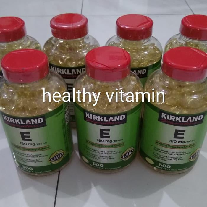 Vitamin E 400 Iu Kirkland Signature 500 Softgels Lazada Indonesia