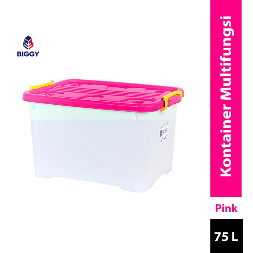 EZY CONTAINER BOX 75 LITER DENGAN RODA | Lazada Indonesia