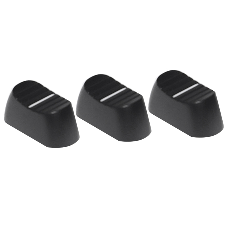 100Pcs Mixer Potentiometer Fader Cap Console Mixer Slider Replacement