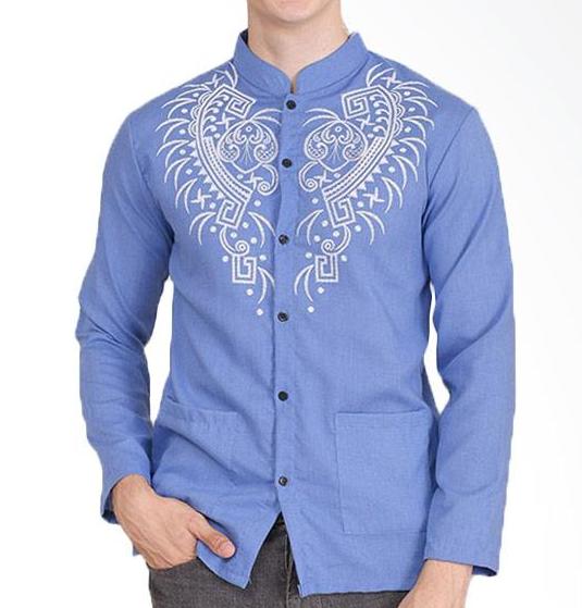 Model Baju Koko Pria Kombinasi Batik - Kumpulan Model Kemeja